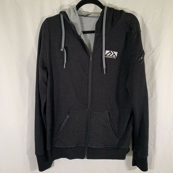 Hylete Hoodie Women's XL Black Full Zip Normatec Zip Pockets Drawstring - Picture 1 of 9